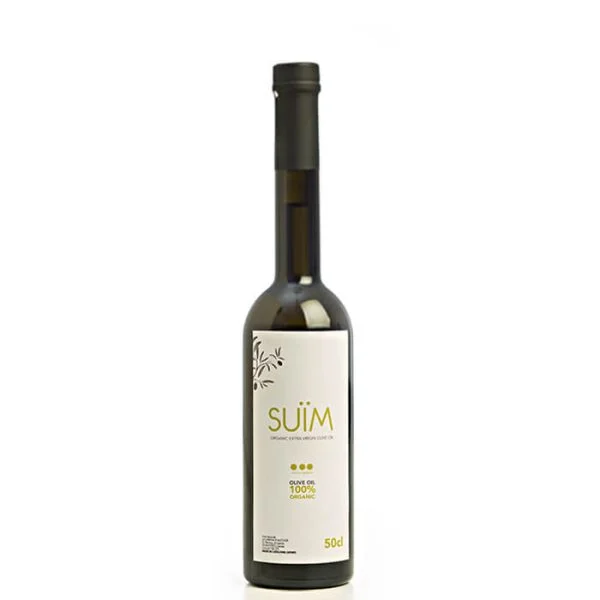 Ampolla de vidre de 50 cl d'Oli d'Oliva Verge Extra ecològic