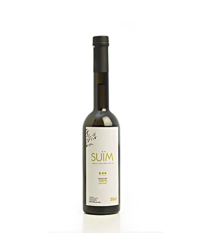 Ampolla de vidre de 50 cl d'Oli d'Oliva Verge Extra ecològic