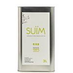 Visió frontal de la llauna de 3L d'Oli d'Oliva Verge Extra ecològic