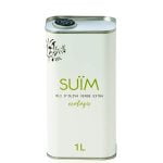 Visió frontal de la llauna d'1L d'Oli d'Oliva Verge Extra ecològic